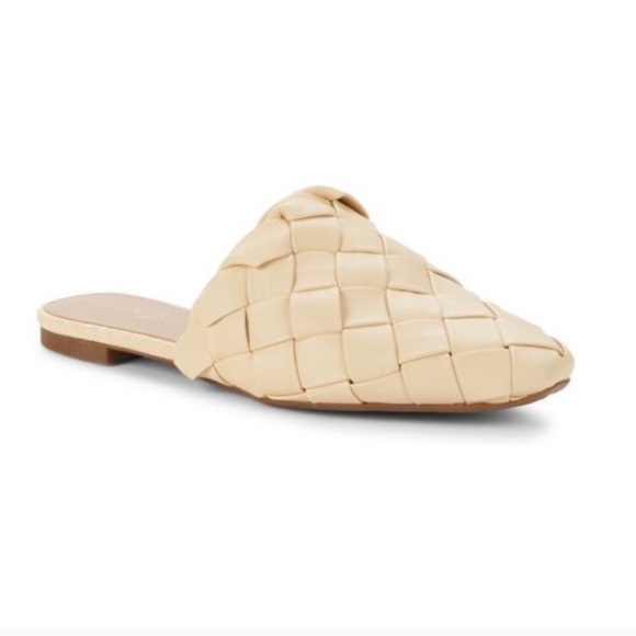 Sam Edelman Olena Woven Mules in Eggshell Size 10 Worn Once - Picture 1 of 9